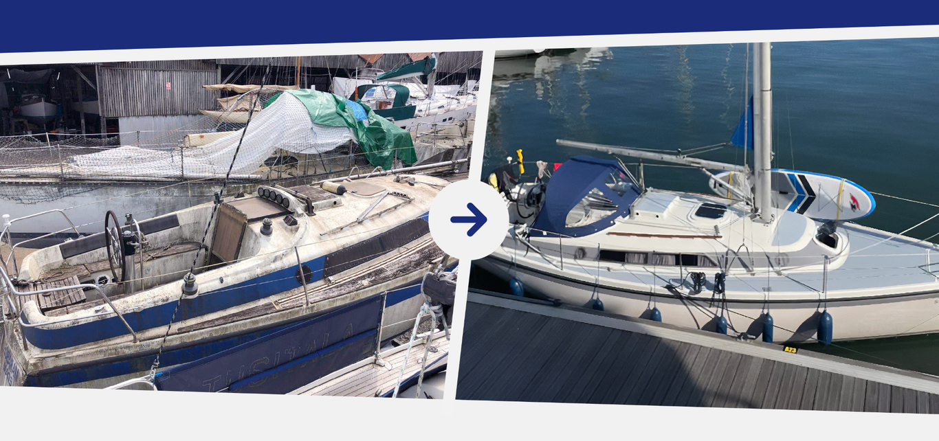 A Seasafe Dandy removed from customers yard
