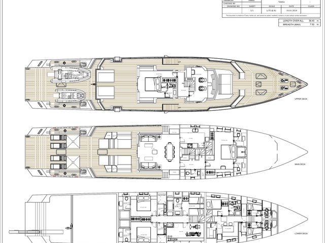 'Tigershark' 38m Hull photo